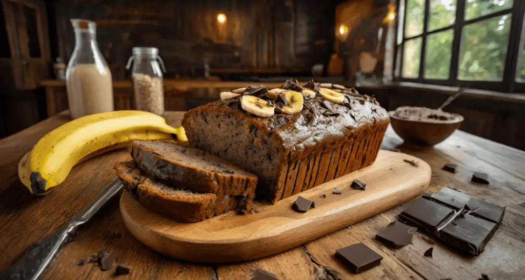 Chocolate Chunk Banana Bread Recipe