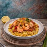 cajun shrimp sausage pasta.RecipesCastle5