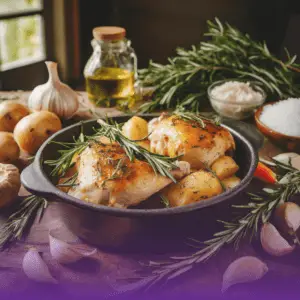 chicken thighs rosemary crock pot recipe