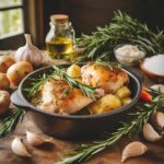 chicken thighs rosemary crock pot recipe