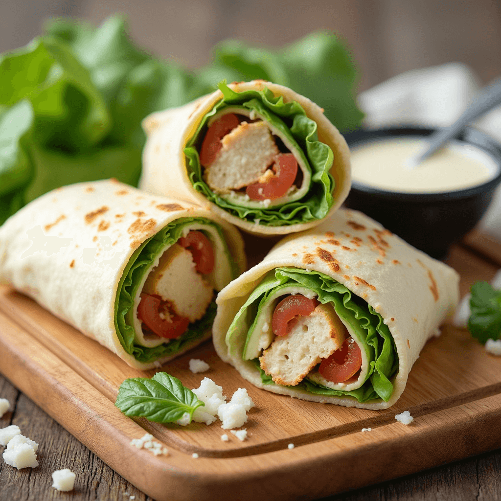 Chicken Caesar Wrap Recipe