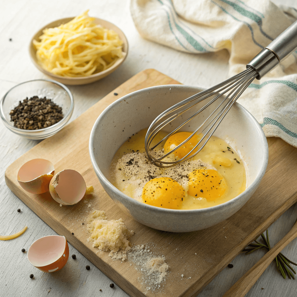 Step2 Spaghetti Carbonara