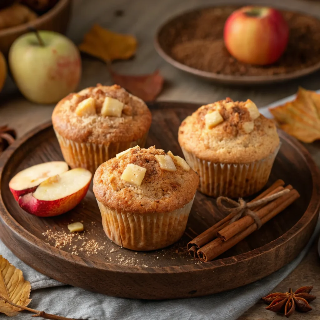 Cozy Fall Apple Cinnamon Muffins