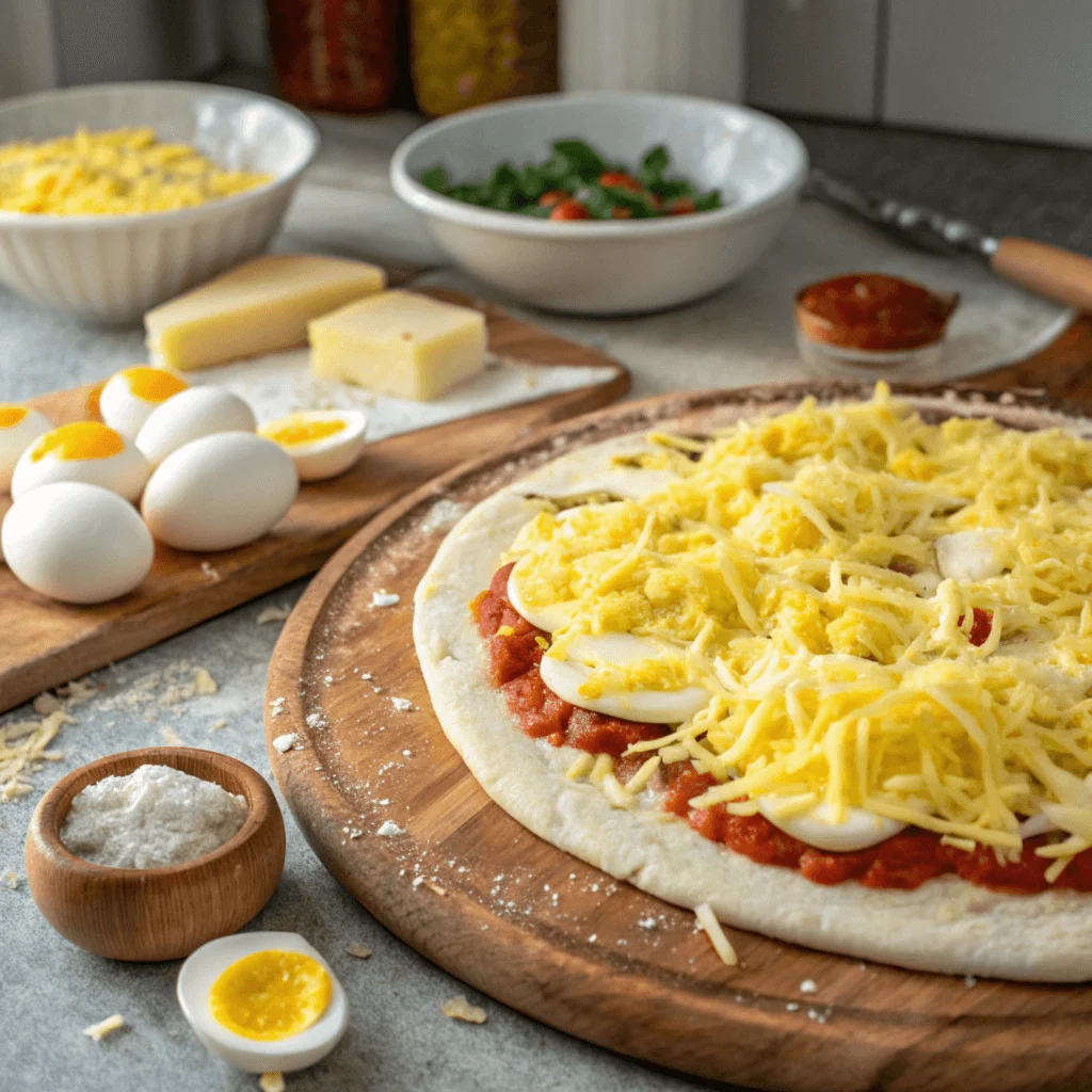 Step 4: breakfast pizza recipe