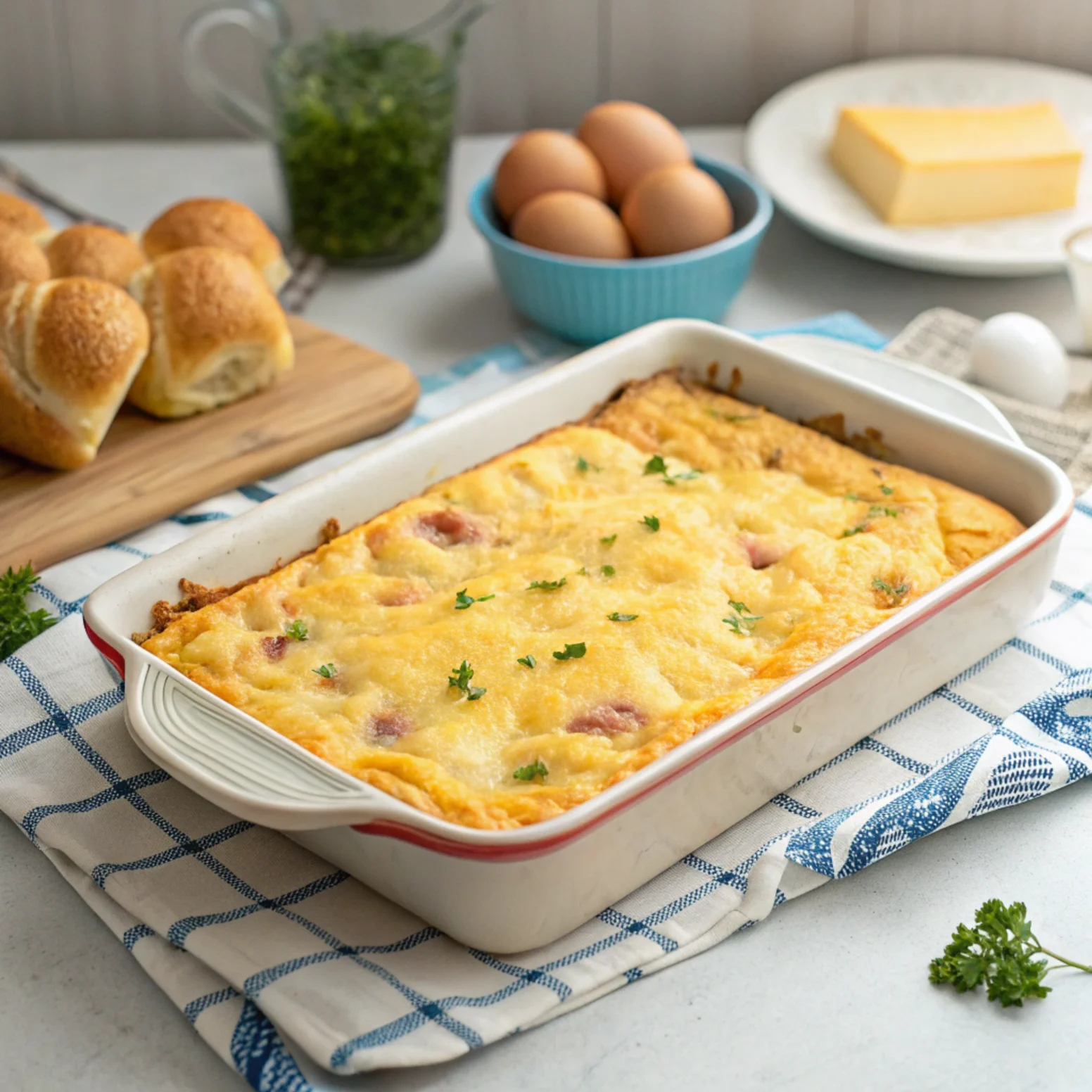 Classic Crescent Roll Breakfast Casserole